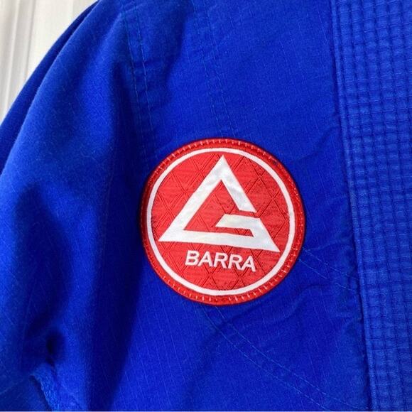 GRACIE BARRA Jiu Jitsu Karate Robe Y4 Blue - Picture 6 of 16